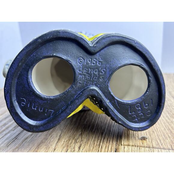 Hand Made Ceramic Clown Signed By Maker In October 1987 By Linnie Hand Painted - Picture 6 of 7